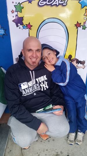 dad with his child