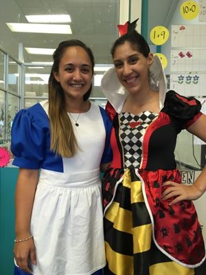 Alice and the Queen of Hearts