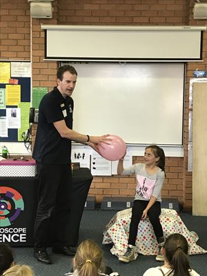 Year 3 science incursion student demo