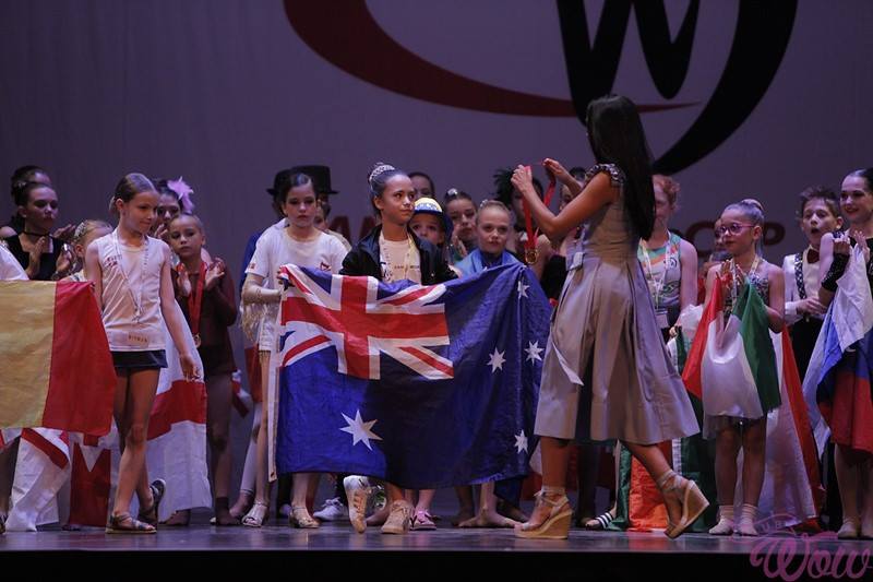 Lara Griffiths - Receving Medal