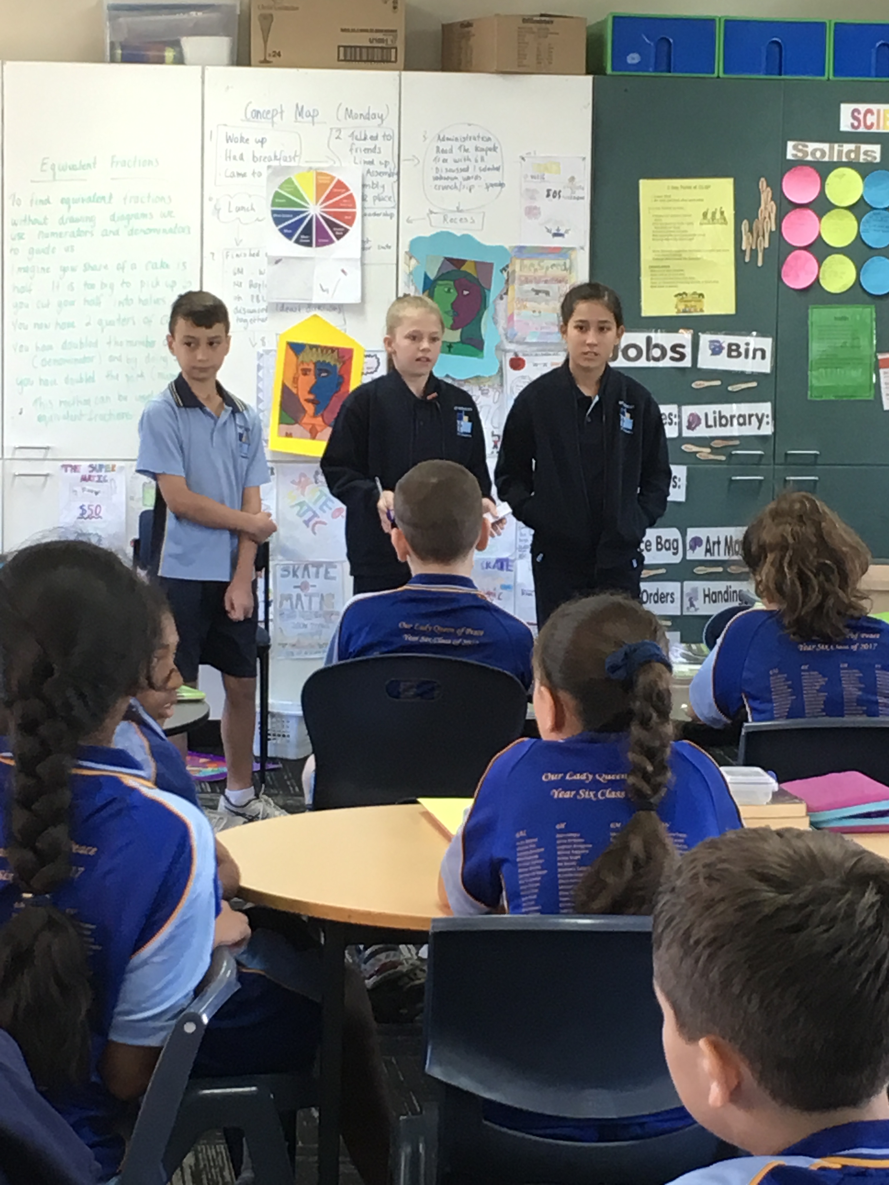 st monicas students