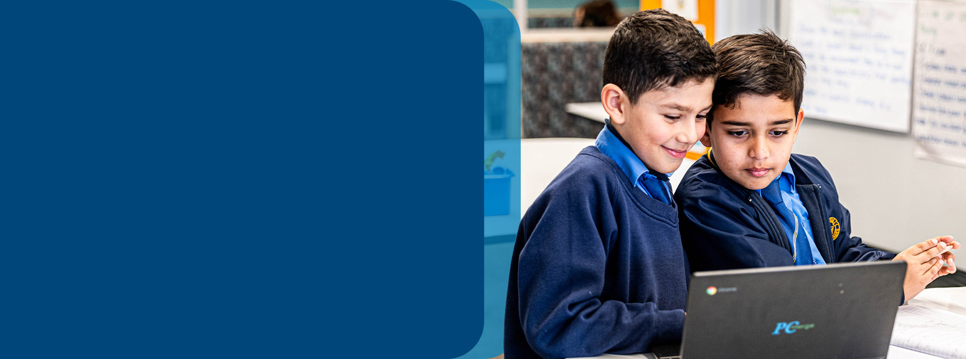 Students learning together in the classroom at Our Lady Queen of Peace Primary School Greystanes