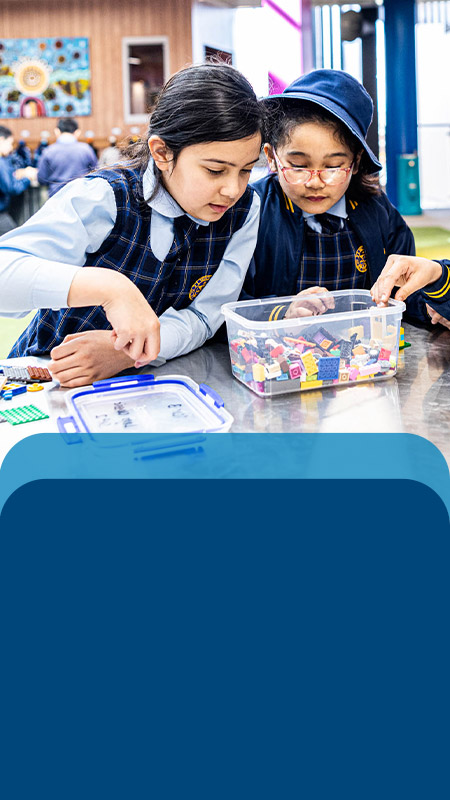 Students playing in Before and After school care at Our Lady Queen of Peace Primary School Greystanes