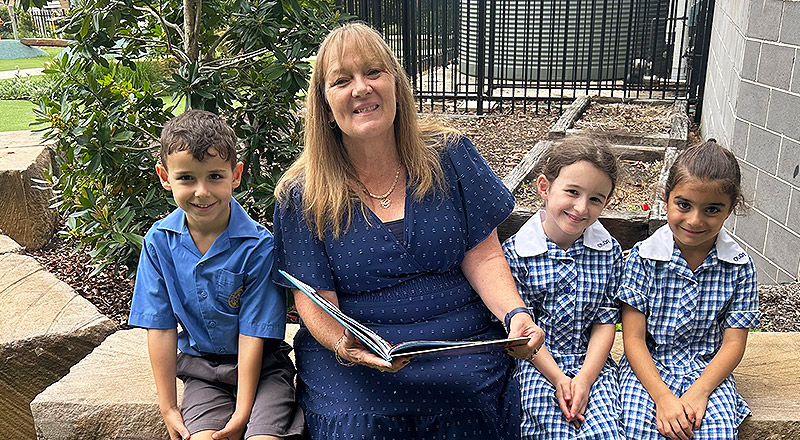 Acting Principal Kym Romanous at Our Lady Queen of Peace Primary School Greystanes