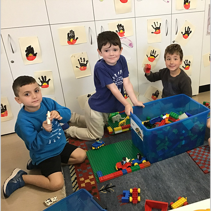 Kids in our early learning centre at Our Lady Queen of Peace Primary School Greystanes